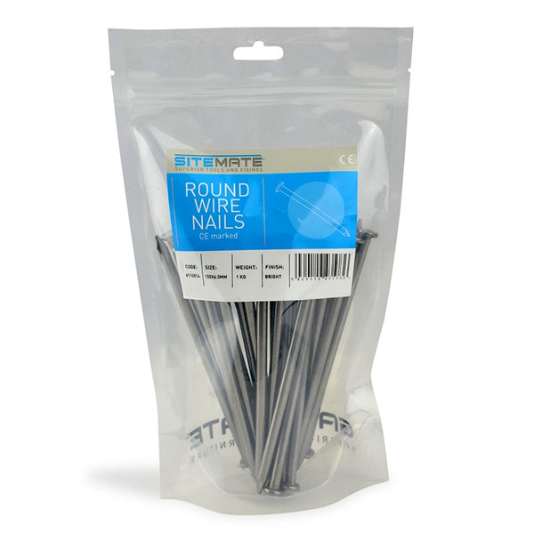 Galvanised Round Wire Nails 1 kg Pack