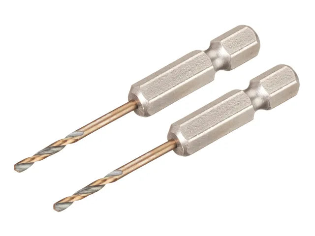 DeWalt BLACK&GOLD Hex HSS-G Drill Bits (2) 2.0mm