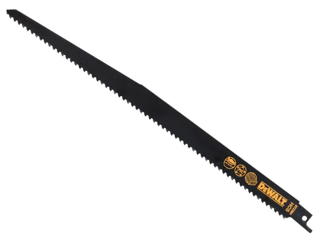 DeWalt HCS Reciprocating Blade for Wood, Fast Cuts 152mm x 6 TPI (Pack 5)