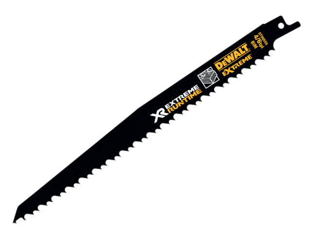 DeWalt XR Wood With Nails Reciprocating Blade 230mm 4/6 TPI (Pack 5)