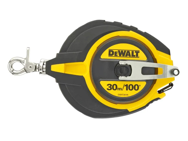 DeWalt Steel Long Tape Measure 30m/100ft (Width 12mm)