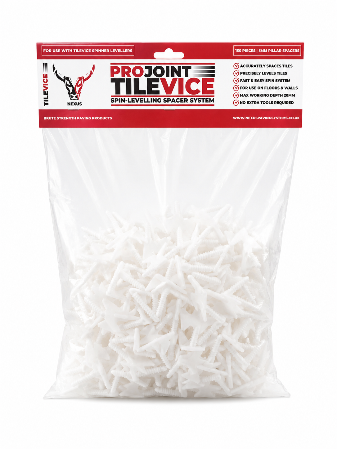 Pro Joint Spacers - White